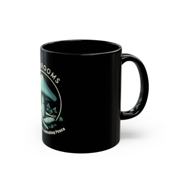 Mushroom Mug – Black – 11oz