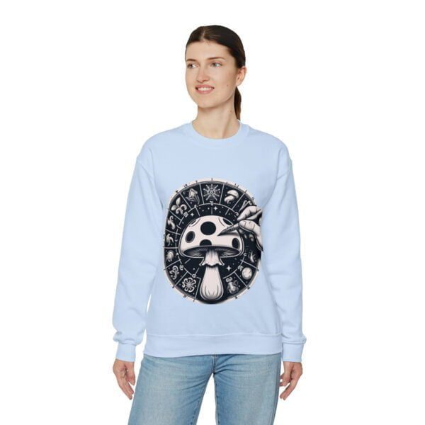 mushroom-t-shirt-zodiac-blue-woman