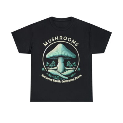 Mushroom T Shirt Nurturing Health