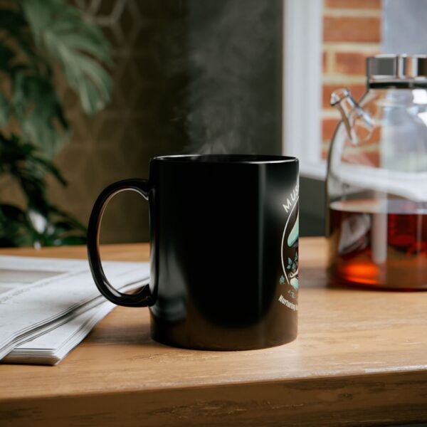 Mushroom Mug – Black – 11oz